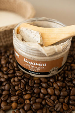 Bio World Veganica Крем-скраб кофейный для тела, 250 мл