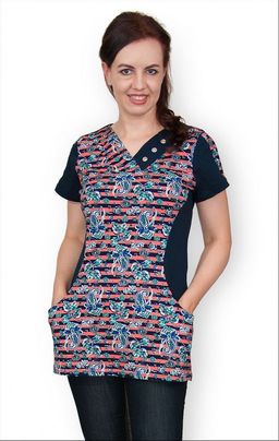 Туника трикотажная с карманами (257-2)