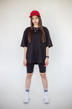 256 Оверсайз футболка, черный - Knitka wear фото 3