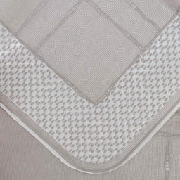 Скатерть ПВХ "Linen" 120х150см серая