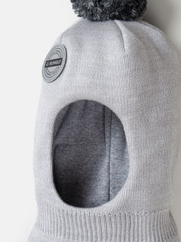 Шлем демисезонный из смесовой шерсти Жемчуг - Bungly фото 6