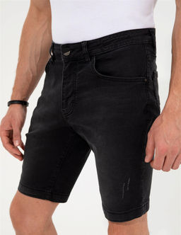 Siyah Slim Fit Jean _ort