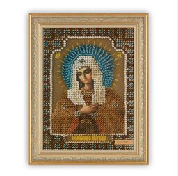 Рамка Gamma БМГ-01/1 10.1 х 12.6 см пластик с оргстеклом под античное золото  фото 2