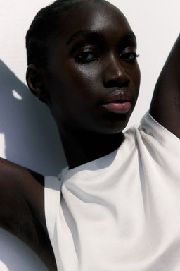 MAMA Blusa con cinturon de anudar - H&m фото 3