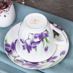 Чайный набор 2 предмета 250 мл PVC / GF3-2PV /уп 36/ костяной фарфор - Галеонтрейд фото 6