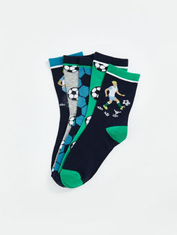Desenli Erkek ?ocuk Soket ?orap 5li