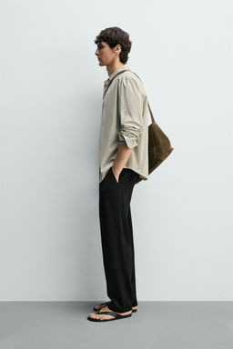 PANTAL?N STRAIGHT FIT CONFORT / Negro