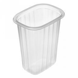 Цена за 50 шт. Контейнер одноразовый из полипропилена 0,5л 10,8х8,2х12,8см, с крышкой, прозрачный (Россия) - Домашняя мода фото 6