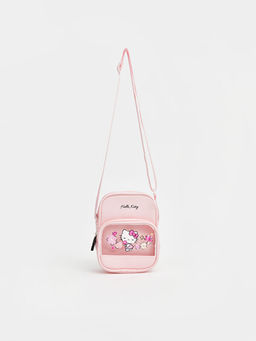 Hello Kitty Bask?l? K?z ?ocuk Omuz ?antas?