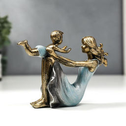 Цена за 2 шт. Фигурка полистоун «Мама с сыном», 9.5×6.5×17 см