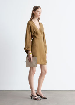 Minivestido cruzado - H&m фото 6