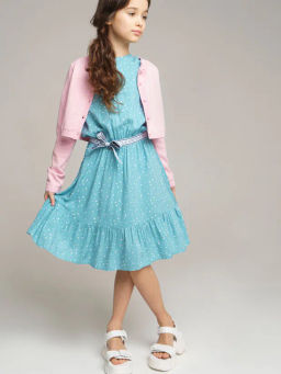 PlayToday / Платье текстильное для девочек  фото 3