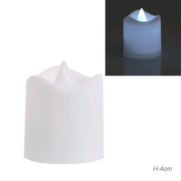 Цена за 24 шт. Свеча светодиодная 4 см / 2128-ld /уп 24/960/белая