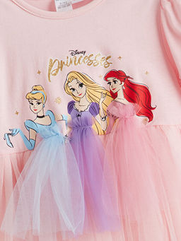 Cinderella Bask?l? K?z ?ocuk T?ll? Elbise