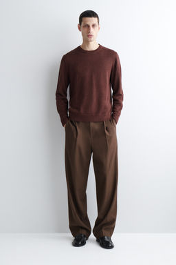 JERSEY DE PUNTO DE LINO CON CUELLO REDONDO - H&m фото 5