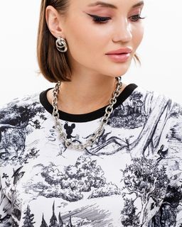 Удлиненный свитшот с принтом SNK003 - Sahar art lab фото 5