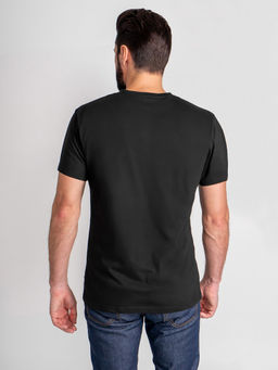 Футболка мужская короткий рукав GREG G145-RD-6012 (чёрный) фото 5