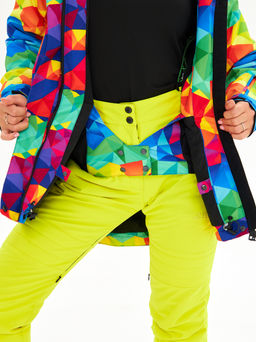 Женская горнолыжная сноубордическая куртка Alpha Endless Ultra Chaleur SNB 423/316_6 Разноцветный  фото 21