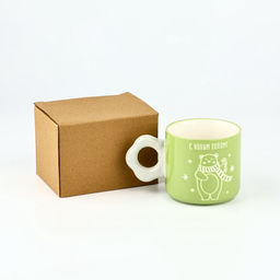 Кружка керамическая новогодняя С Новым годом!, 320 мл, ручная работа