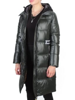 2193 DARK GREEN Куртка зимняя женская AIKESDFRS (200 гр. холлофайбера) - Фабричный китай фото 7