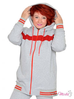 Толстовка Модель №1682 размеры 44-84 - Plusmoda фото 2