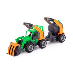 ГрипТрак, трактор-погрузчик с цистерной (в коробке) - Полесье фото 2