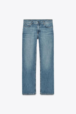 ZW COLLECTION STRAIGHT BOOTCUT LOW-RISE JEANS - Zara фото 8