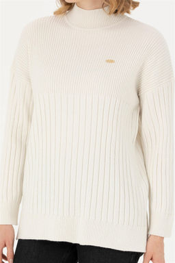 Женский кремовый свитер - U.s. polo assn фото 6