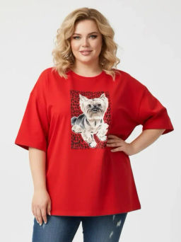 Футболка с Йорком FU28402RED25