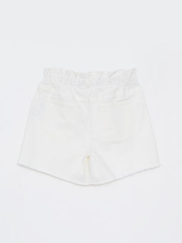 Beli Lastikli Basic Gabardin K?z ?ocuk ?ort - Waikiki фото 2