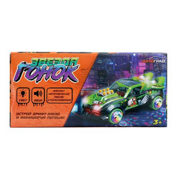 Машина Звезда гонок, световые и звуковые эффекты, работает от батареек, цвет зелёный - АвтоГрад фото 8