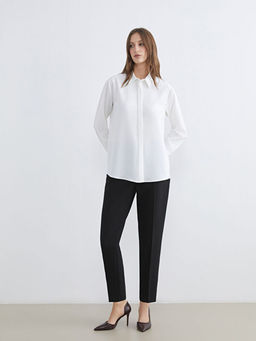 Y?ksek Bel Cigarette Kad?n Pantolon