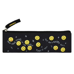 Пенал школьный Феникс+, арт.65311/ 30 СМАЙЛ (без наполнения, 20х6 см, полиэстер, молния, сублимацион