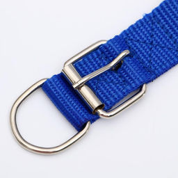 Ошейник Комфорт комбинированный, 55 х 2,5 см, ОШ 40-50 см, синий - Пижон фото 6