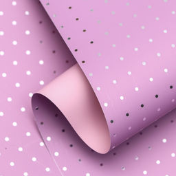 Плёнка для цветов, горох, фиолетовый - орхидея, 57 см×10 м