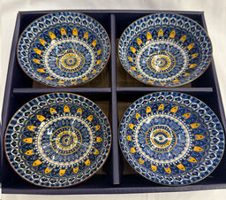 Салатник 6 штук 11,5х6 см / WY-19 /уп 20/ цветная коробка