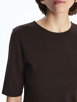 Bisiklet Yaka Peplum Bluz