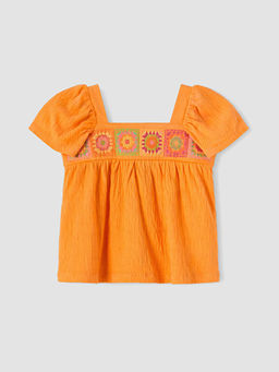 Nak??l? K?z ?ocuk Bluz ve ?ort Tak?m