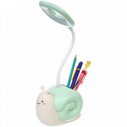 Цена за 2 шт. Настольная лампа "Sweet - Snail" LED, USB 0.6-4.2W 5V, Зеленый