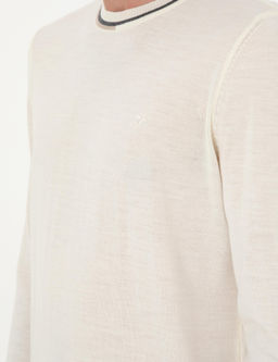 Белый зауженный свитер - Cacharel фото 7