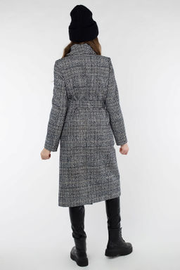 01-09459 Пальто женское демисезонное (пояс) - El podio фото 7