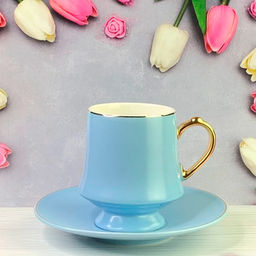 Чайный набор 12пр. 225 мл в под.уп. Фарфор арт.244-023 /LENARDI/