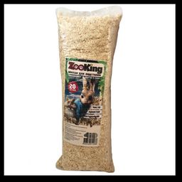Опилки ЗооКинг 20л из березы и липы, упаковка 6шт