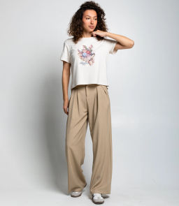 Футболка #КТ511 (5), светло-бежевый - Dommod фото 4