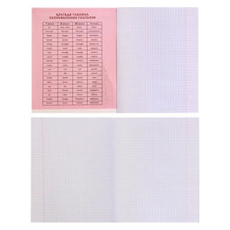 Тетрадь предметная Супернеон, 48 листов в клетку Английский язык, со справочным материалом, обложка мелованный картон, блок офсет - Calligrata фото 2