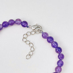 Браслет из Аметиста и Лунного камня 18 см +