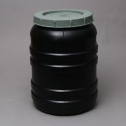 Бочка хозяйственно - бытовая, 50 л, горловина 29 см, пластиковая, с крышкой