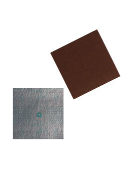 Ковролин самоклеящийся для пола и для стен, 300×300 мм, цвет коричневый, 10 шт.