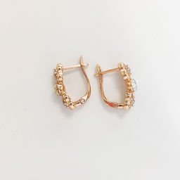 Серьги с кристаллами Swarovski