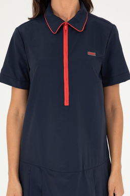 U. S. Polo Assn / Женское темно-синее тканое платье - U.s. polo assn фото 5